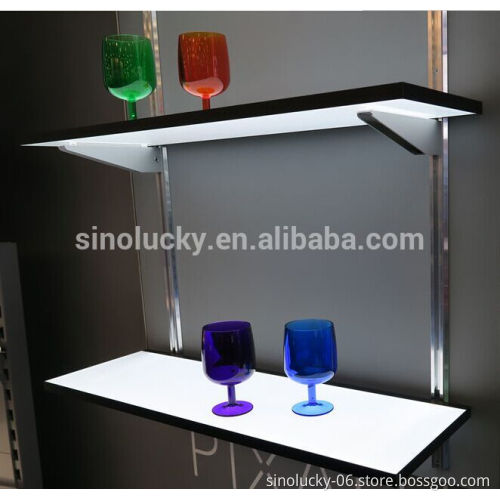 Illuminated Retail Shelving